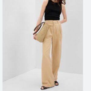 Brand-new Gap Linen-cotton pleated pants size 6 Tall